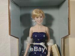 Franklin Mint Diana Princess Of Enchantment Porcelain Doll with Certificate