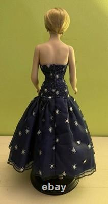 Franklin Mint Diana Princess Of Enchantment Starburst Gown Porcelain Doll