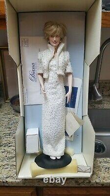 Franklin Mint Diana Princess Of Wales 17 In Doll New Undisplayed + Original Box
