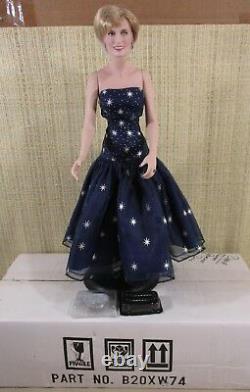 Franklin Mint Diana Princess Of Wales Enchantment Porcelain Portrait Barbie Doll