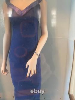 Franklin Mint Diana Princess of Wales Porcelain 17 Doll Mint Blue Dress