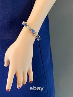 Franklin Mint Diana Princess of Wales Porcelain 17 Doll Mint Blue Dress