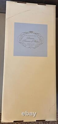 Franklin Mint Diana Princess of Wales Porcelain Portrait Doll Blue Gown BN
