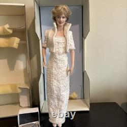 Franklin Mint Diana Princess of Wales Porcelain Portrait Doll MIB