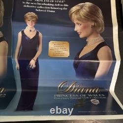 Franklin Mint Diana Princess of Wales Porcelain Portrait Doll MIB