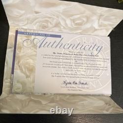 Franklin Mint Diana Princess of Wales Porcelain Portrait Doll MIB