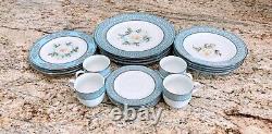 Franklin Mint Diana Princess of Wales Roses Porcelain China 20pc Set