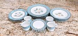 Franklin Mint Diana Princess of Wales Roses Porcelain China 20pc Set