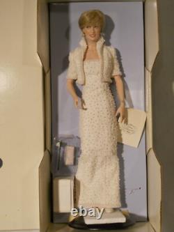 Franklin Mint, Diana, Princess of Wales, porcelain doll, NRFB