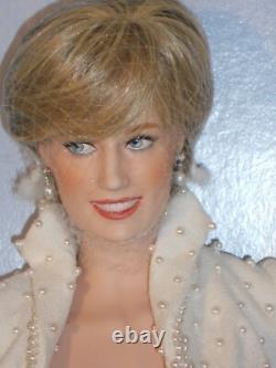 Franklin Mint, Diana, Princess of Wales, porcelain doll, NRFB