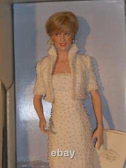 Franklin Mint, Diana, Princess of Wales, porcelain doll, NRFB