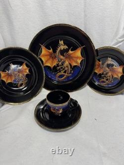 Franklin Mint Dragon's Dynasty China Dinnerware Full Service for 4 Estate