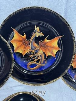 Franklin Mint Dragon's Dynasty China Dinnerware Full Service for 4 Estate