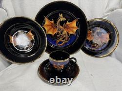 Franklin Mint Dragon's Dynasty China Dinnerware Full Service for 4 Estate
