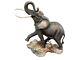 Franklin Mint ELEPHANT Large Porcelain Figurine Ruler Of The African Plains