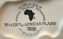 Franklin Mint ELEPHANT Large Porcelain Figurine Ruler Of The African Plains