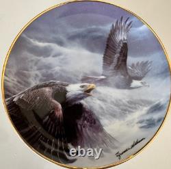 Franklin Mint Eagles Porcelain Collector Plate Limited Edition