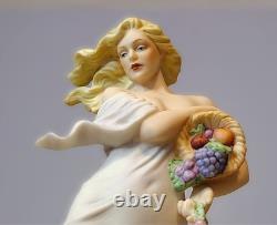 Franklin Mint Earth Figurine 1988. E. Kaufman. Fine Porcelain. Collectible