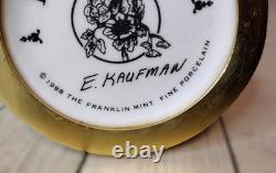 Franklin Mint Earth Figurine 1988. E. Kaufman. Fine Porcelain. Collectible