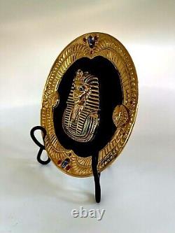 Franklin Mint Egyptian Porcelain Mask of Tutankhamen Plate 8.5 Ltd Ed Tut