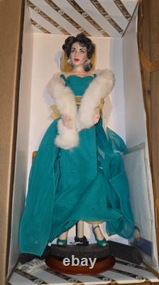 Franklin Mint Elizabeth Taylor Franklin Mint 18 Porcelain Doll Mint Condition