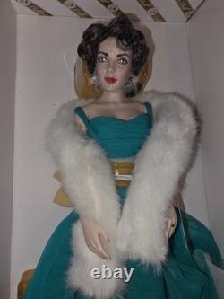 Franklin Mint Elizabeth Taylor Franklin Mint 18 Porcelain Doll Mint Condition