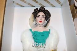 Franklin Mint Elizabeth Taylor Porcelain Doll Portrait Doll