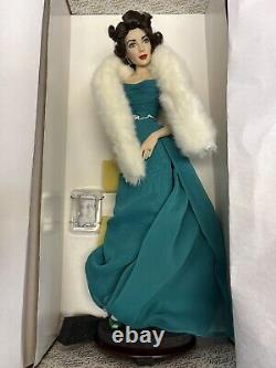 Franklin Mint Elizabeth Taylor Porcelain Portrait Doll With? Paperwork & Box