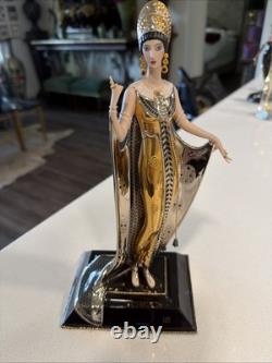 Franklin Mint Erté Gaia Limited EDT Porcelain Figurine Art Deco Missing Fingers