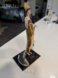 Franklin Mint Erté Gaia Limited EDT Porcelain Figurine Art Deco Missing Fingers