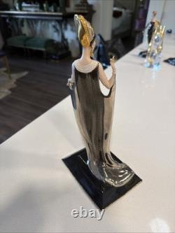 Franklin Mint Erté Gaia Limited EDT Porcelain Figurine Art Deco Missing Fingers