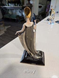 Franklin Mint Erté Gaia Limited EDT Porcelain Figurine Art Deco Missing Fingers Franklin Mint Erté Gaia Limited EDT Porcelain Figurine Art Deco Missing Fingers
