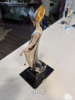 Franklin Mint Erté Gaia Limited EDT Porcelain Figurine Art Deco Missing Fingers