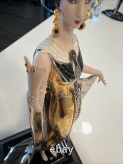 Franklin Mint Erté Gaia Limited EDT Porcelain Figurine Art Deco Missing Fingers