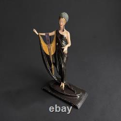 Franklin Mint Erte Glamour Ltd Edition Figurine CHIPPED FINGER (See all photos)