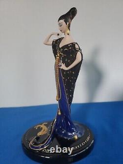 Franklin Mint Erte House Of Moonlight Mystique Luxury Porcelain Doll Limited Edt