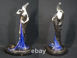 Franklin Mint Erte House Of Moonlight Mystique Luxury Porcelain Doll Limited Edt