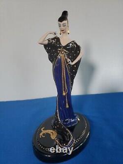 Franklin Mint Erte House Of Moonlight Mystique Luxury Porcelain Doll Limited Edt