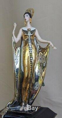 Franklin Mint Erte Isis Vintage LE Porcelain Figurine Figure