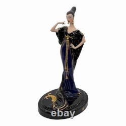 Franklin Mint Erte Moonlight Mystique Porcelain Figurine Ltd Ed A1773 AS IS