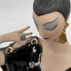 Franklin Mint Erte Moonlight Mystique Porcelain Figurine Ltd Ed A1773 AS IS