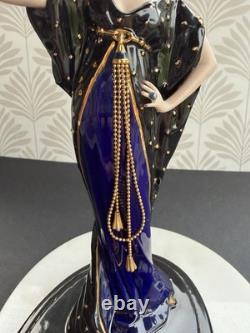 Franklin Mint Erte Moonlight Mystique Porcelain Figurine Ltd Ed A1773 AS IS