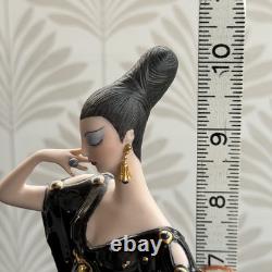 Franklin Mint Erte Moonlight Mystique Porcelain Figurine Ltd Ed A1773 AS IS