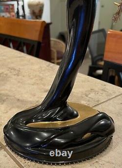 Franklin Mint Erte Untamed Beauty Figurine Art Deco Woman Statue Limited Edition