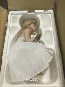 Franklin Mint Extremely Rare Marilyn Monroe Love Marilyn Porcelain Doll Nib