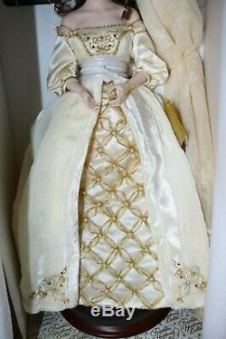 Franklin Mint Faberge Aleksandra the Winter Bride Porcelain doll NEW
