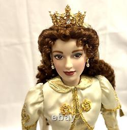 Franklin Mint Faberge Fall Bride Sonya Porcelain Doll with Original Box