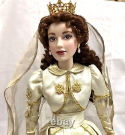 Franklin Mint Faberge Fall Bride Sonya Porcelain Doll with Original Box