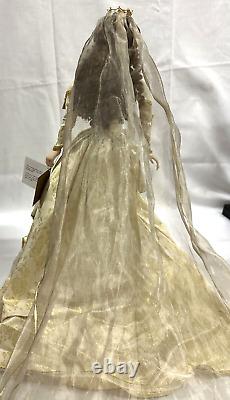 Franklin Mint Faberge Fall Bride Sonya Porcelain Doll with Original Box