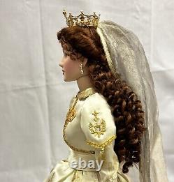 Franklin Mint Faberge Fall Bride Sonya Porcelain Doll with Original Box